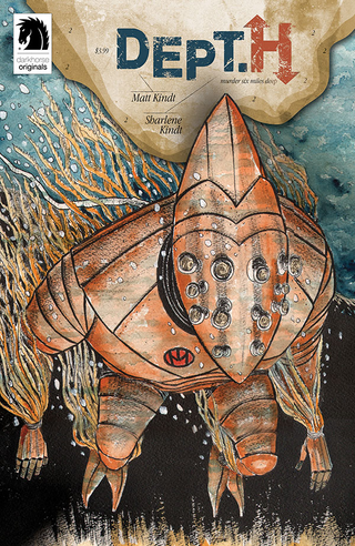 Illustration for article titled Dark Horse exclusive: DEPT. H #2 dives further into a deep-sea murder mystery